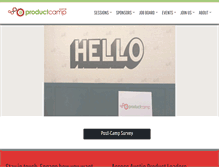 Tablet Screenshot of productcampaustin.org